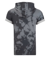 Tie Dye Male Hooded T-Shirt